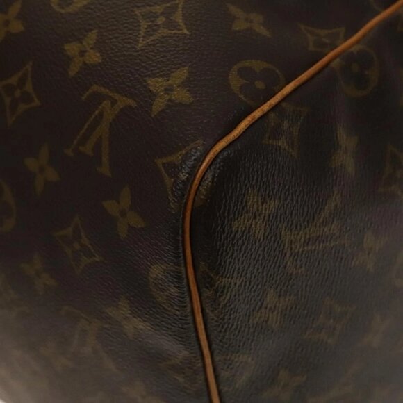 LOUIS VUITTON Monogram Keepall 55 Boston Bag M41424 LV Auth 140707 - Picture 4 of 16